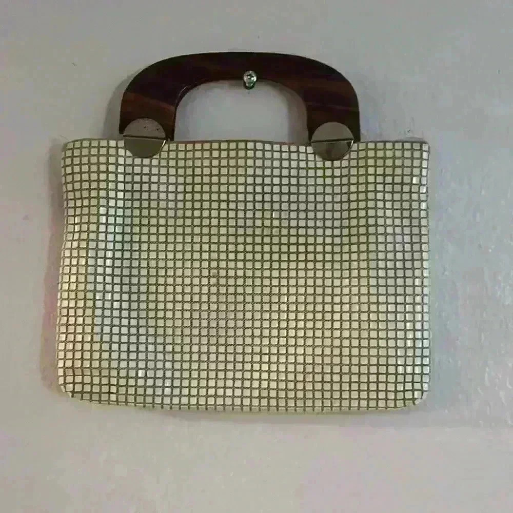 Vintage Square Bead Purse